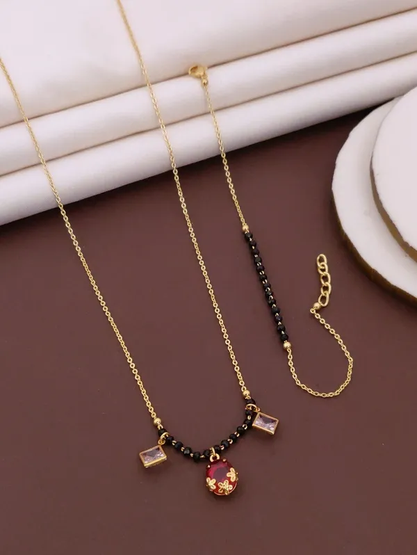 Rizvya's_Crimson_Regal_Mangalsutra_and_Bracelet_Set