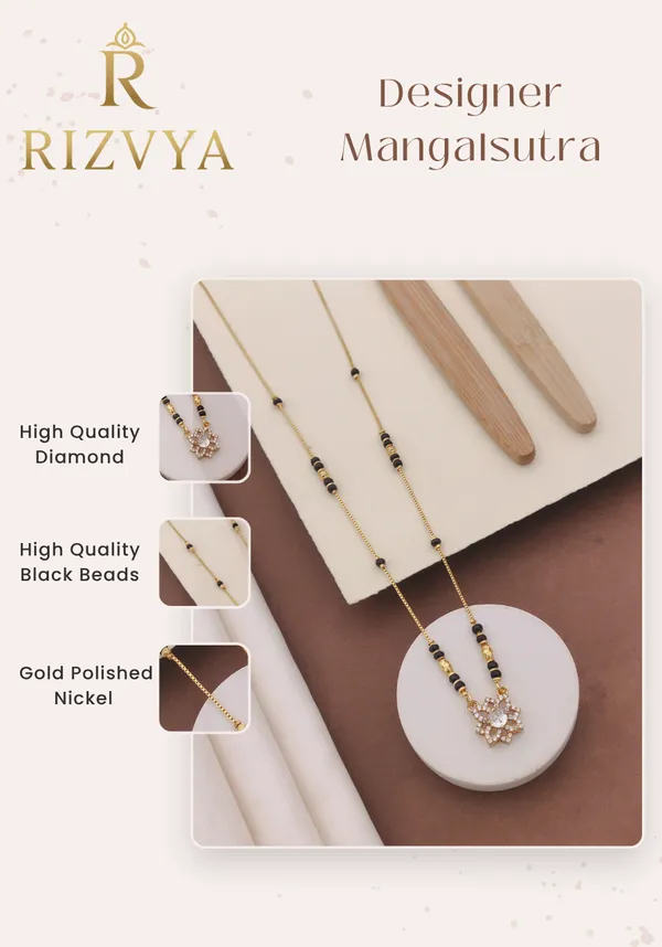 Rizvya_Floral_Diamond_Mangalsutra