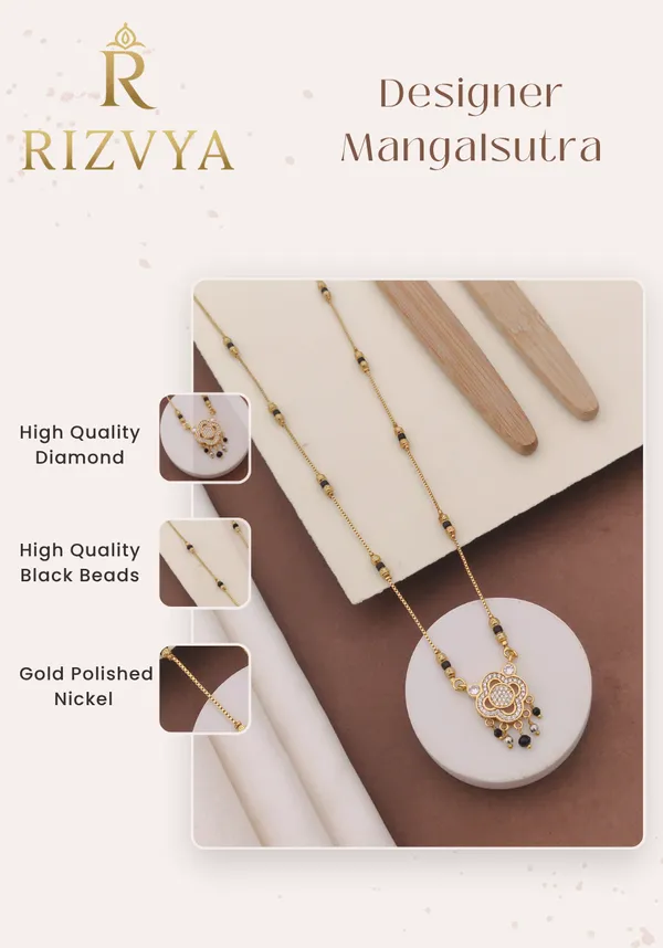 Rizvya_Bloom_Charm_Dangle_Mangalsutra