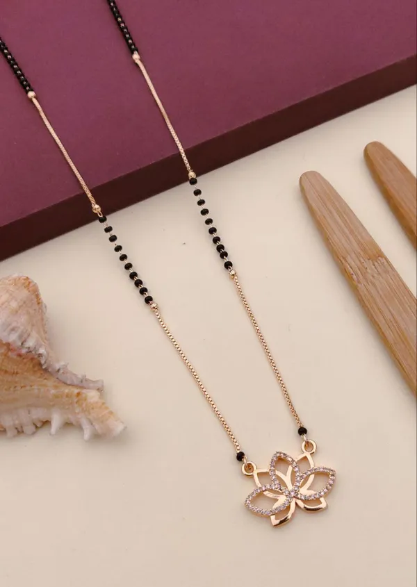 LotusGlow_&_Butterfly_Combo_Mangalsutra_Set_?_Premium_Gold_Plated_Daily_Wear_Black_Beads_Chain_(Buy_1_Get_1_Free)