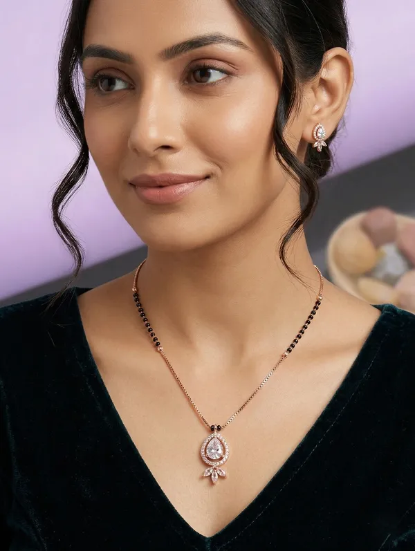 Rizvya_Pear-Drop_Halo_American_Diamond_Mangalsutra_with_Marquise_Accents