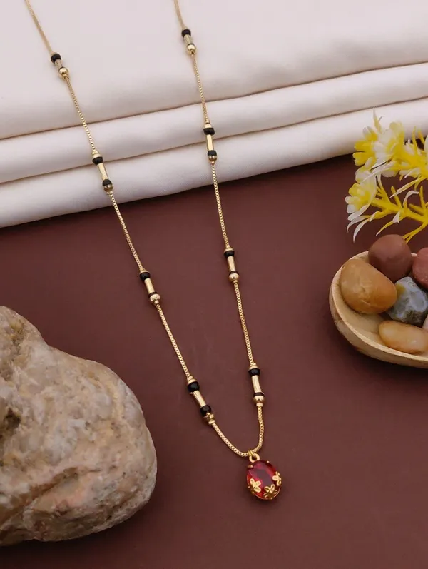 Elegant_Gold-Plated_Mangalsutra_with_Red_Stone_Pendant_for_Women