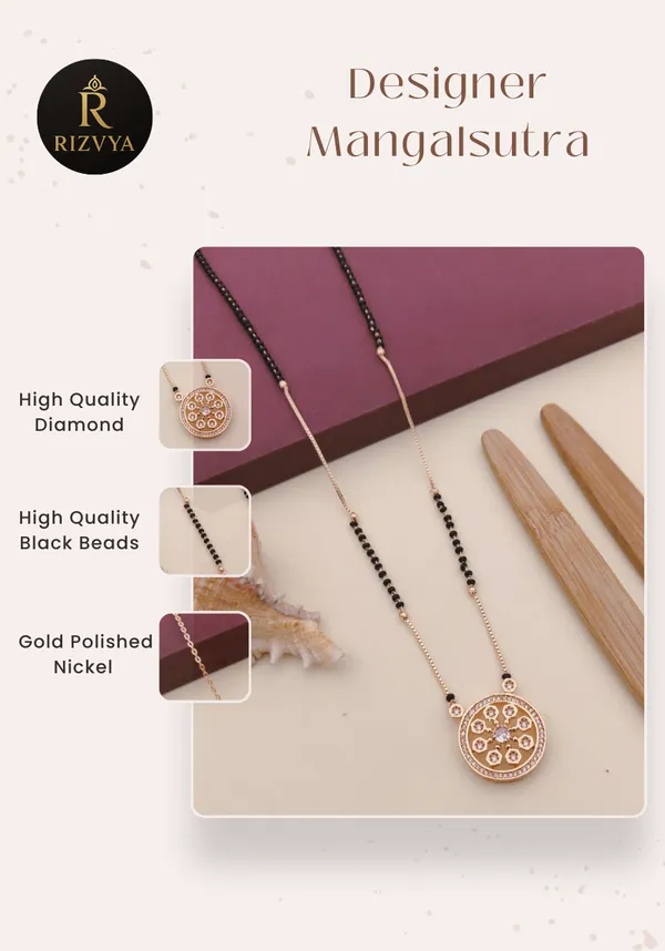 Rizvya_Ritika_Round_Crystal_Mangalsutra_|_Rosegold_Daily_Wear_Stylish_Pendant_Mangalsutra