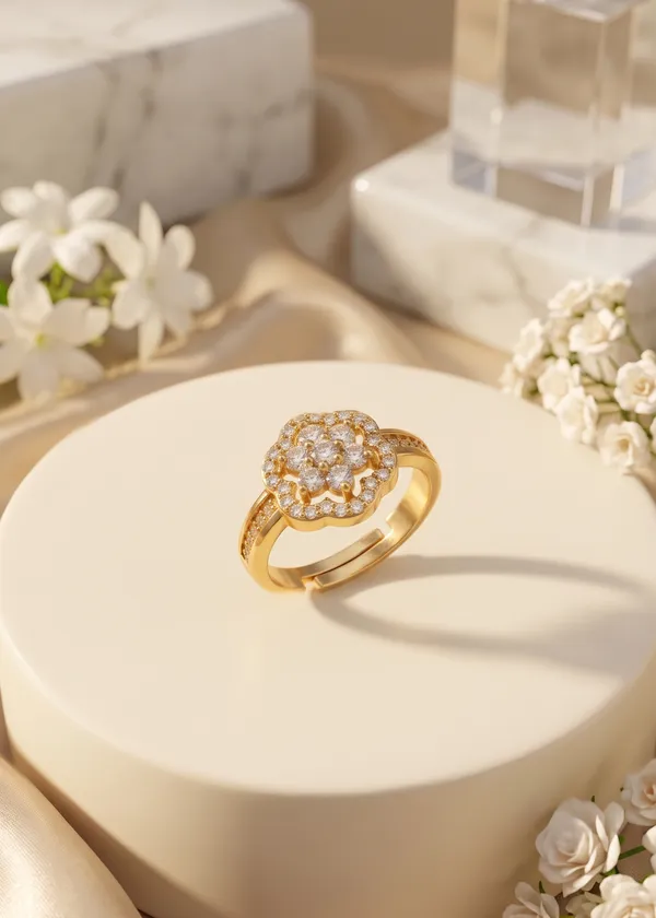Rizvya_Elegant_Floral_Cluster_Adjustable_Ring