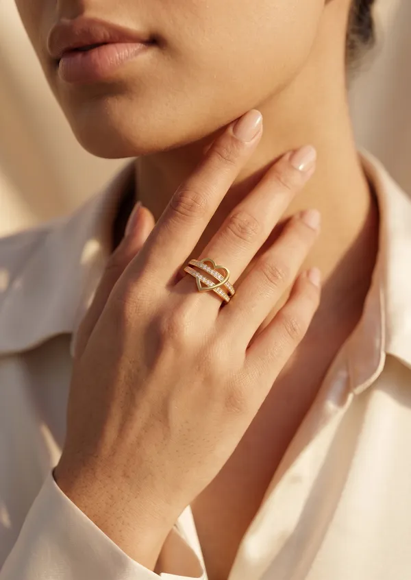 Rizvya_Elegant_Multi-Row_Pav?_Heart_adjustable_Ring