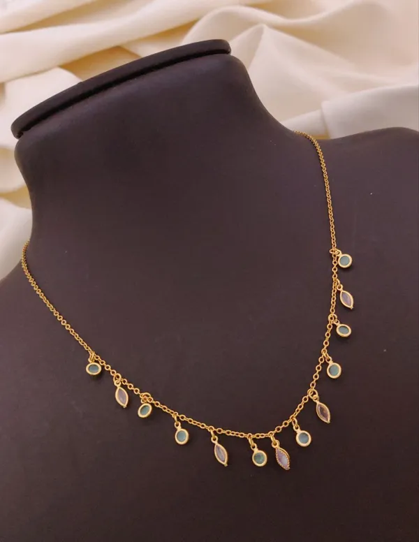 Rizvya_CelesteDrop_Gold_Finish_Pastel_Charm_Necklace