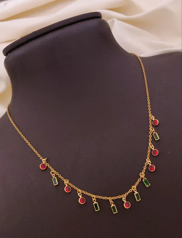 Rizvya_RubyVerde_Gold_Finish_Festive_Charm_Necklace