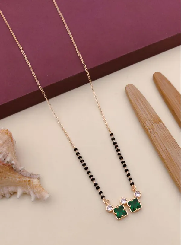 Rizvya_Zayra_Emerald_Twin_Stone_Mangalsutra_|_Rosegold_Short_Daily_Wear_Stylish_Mangalsutra