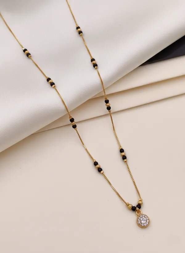 Rizvya_Radiant_CZ_Circle_Pendant_Mangalsutra