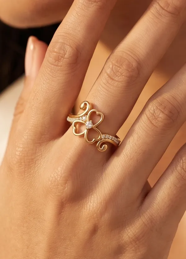 Rizvya_Elegant_Clover_Swirl_Adjustable_Ring