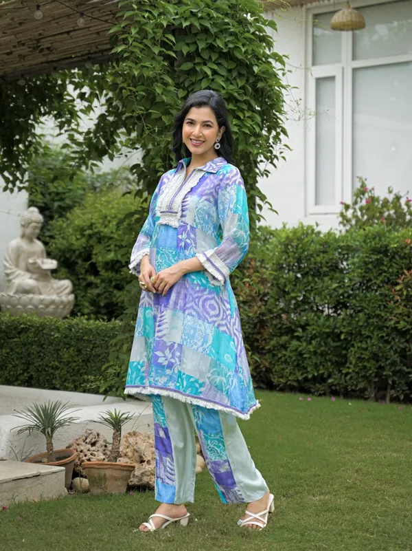 Firozi_Muslin_Cotton_Digital_print_Coord_Set_with_Neck_work_