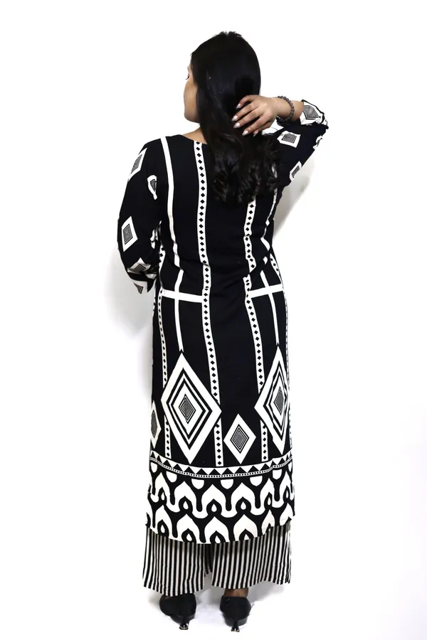 Black_and_White_Rayon_Cotton_Digit_Print_Coord_Set_