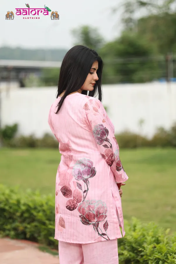 Baby_Pink_Khadi_Cotton_Digital_Print_Thread_Neck_Work_Co-Ord_Set_For_Women