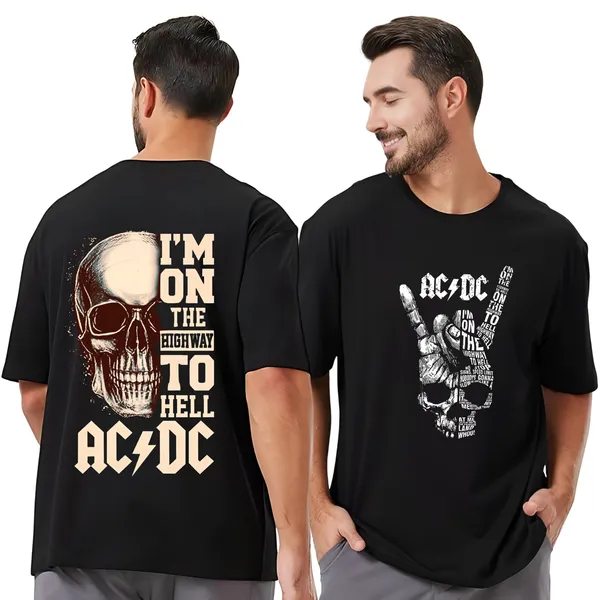 Black_Cotton_Rock_Band_Printed_Oversized_T-Shirt_|_For_Men