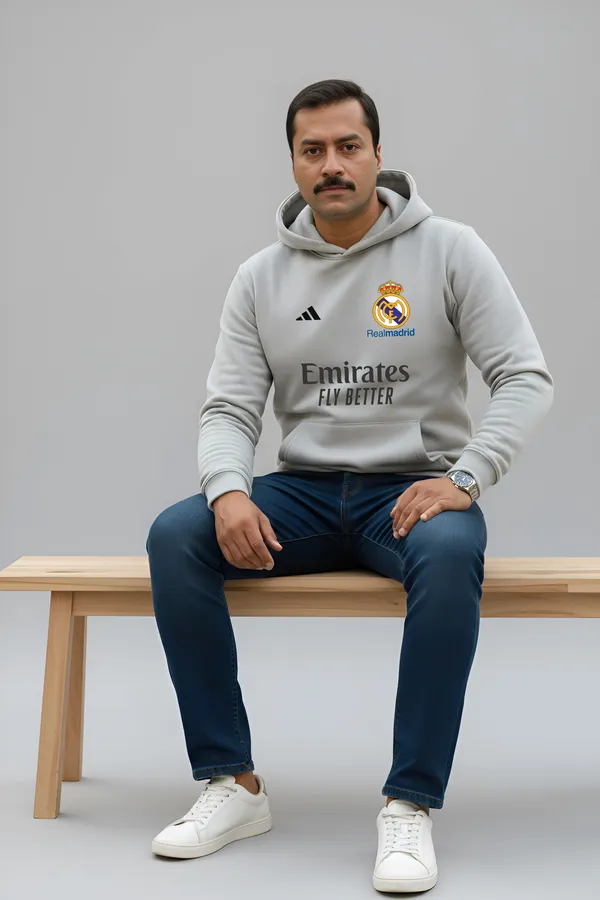 Melange_Fleece_Regular_Fit_Real_Madrid_Graphic_Printed_Hoodie_|_For_Unisex