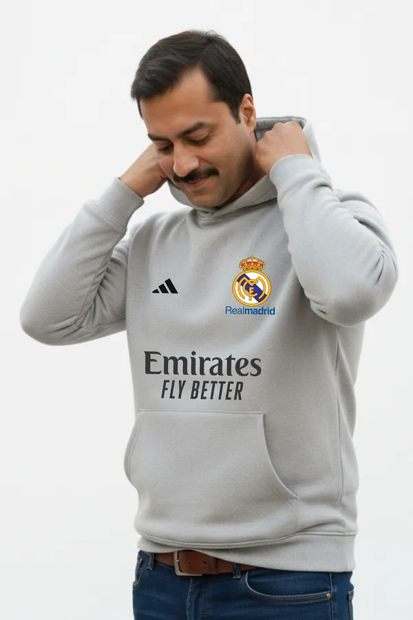 Melange_Fleece_Regular_Fit_Real_Madrid_Graphic_Printed_Hoodie_|_For_Unisex