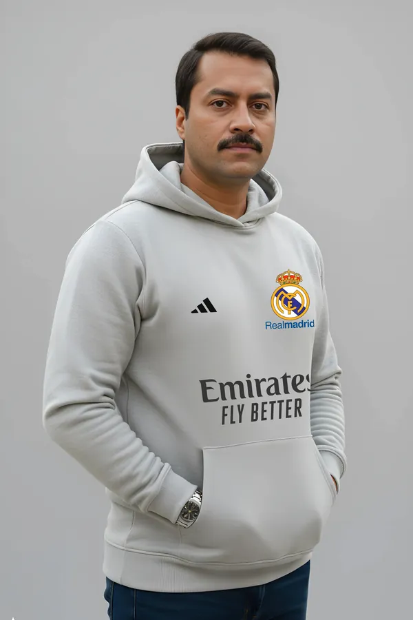 Melange_Fleece_Regular_Fit_Real_Madrid_Graphic_Printed_Hoodie_|_For_Unisex
