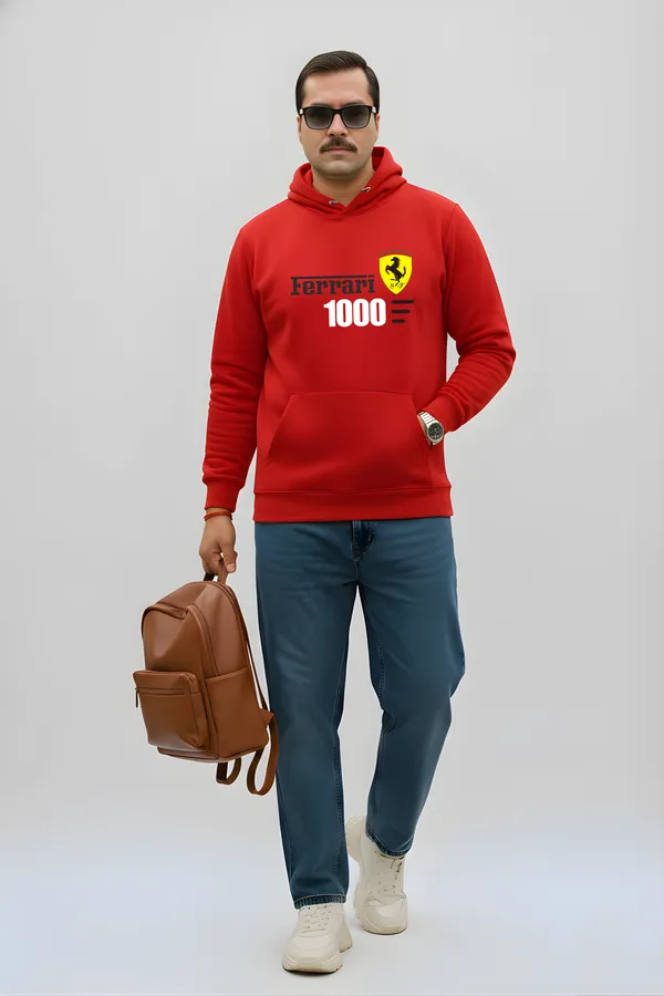 Red_Ferrari_1000_Logo_Graphics_Pullover_Hoodie_|_For_unisex