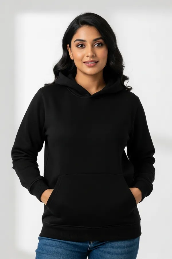 Black_Fleece_Regular_Fit_Plain_Hoodie_|_For_Women