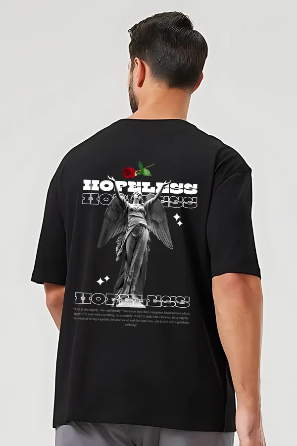 Black_Cotton_Rock_Band_Logo_Printed_Oversized_T-Shirt_|_For_Unisex