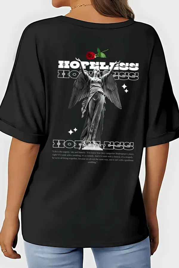 Black_Cotton_Rock_Band_Logo_Printed_Oversized_T-Shirt_|_For_Unisex