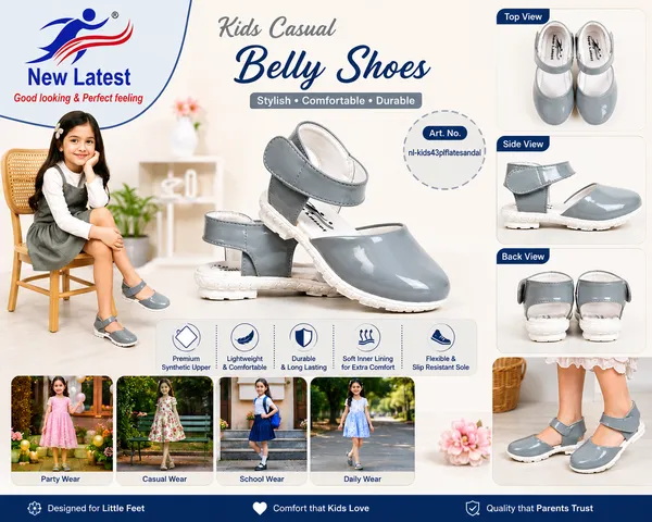 New_latest_kids_43pl_grey__sandal_for_girls