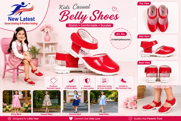 New_latest_kids_43pl_red__sandal_for_girls