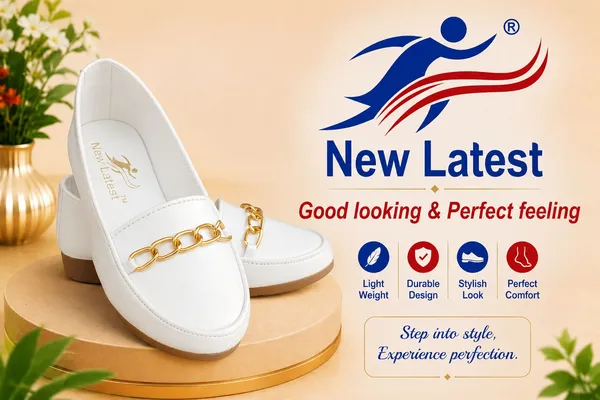 White_Chain_Detail_Loafers_for_Women