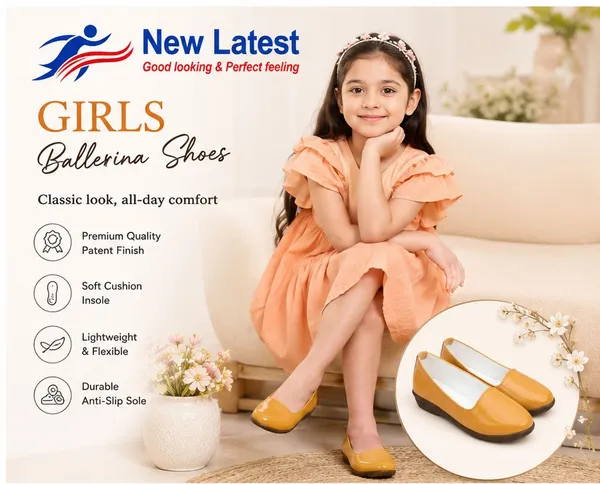 Orange_Patent_Finish_Ballerina_Shoes_for_Girls