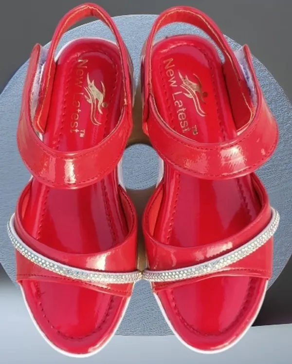 Red_Synthetic_Velcro_Sandals_for_Girls
