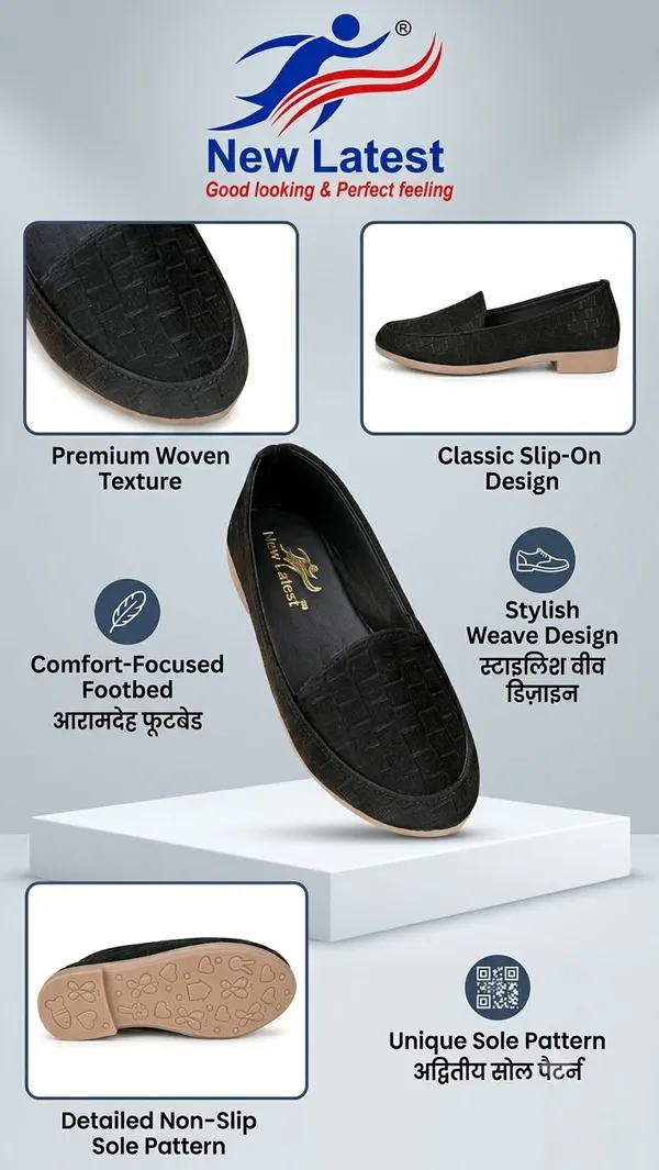 Navy_Woven_Slip-On_Shoes_for_Girls