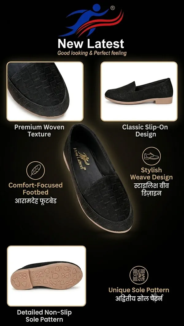 Navy_Woven_Slip-On_Shoes_for_Girls