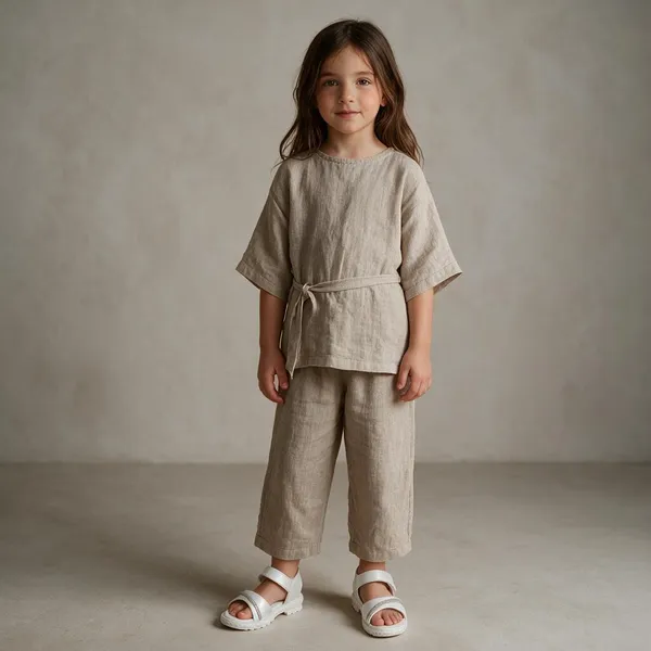 White_Synthetic_Embellished_Velcro_Sandals_For_Girls