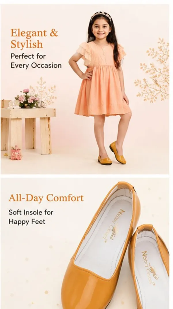 Orange_Patent_Finish_Ballerina_Shoes_for_Girls