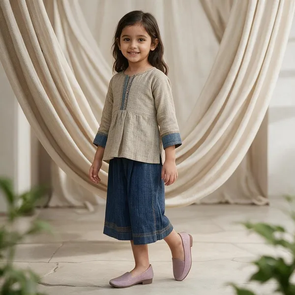 Lavender_Synthetic_Slip-On_Ballet_Flats_For_Girls