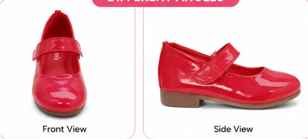 New_latest_kids_belt_red_ballerina_for_girls