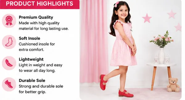 New_latest_kids_belt_red_ballerina_for_girls