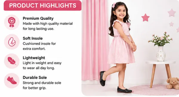 New_latest_kids_pl_Black_ballerina_for_girls