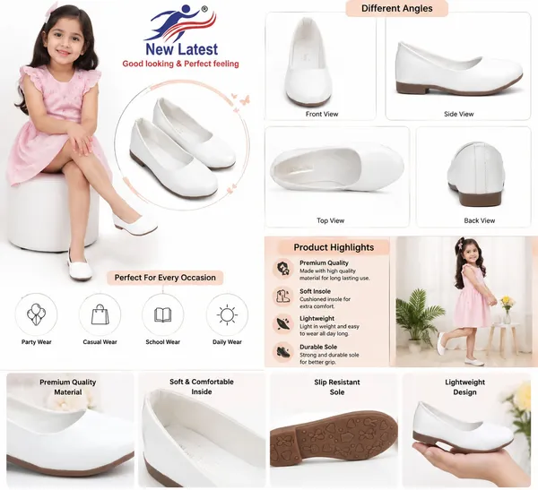 New_latest_kids_pl_White_ballerina_for_girls
