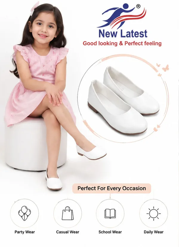 New_latest_kids_pl_White_ballerina_for_girls
