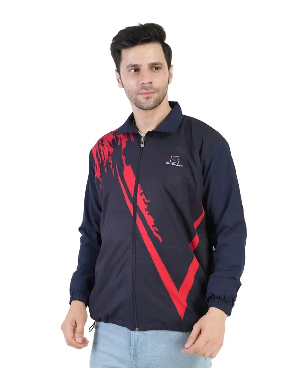Blue_Polyester_Tracksuit_Upper_With_Mesh_Net_For_Men