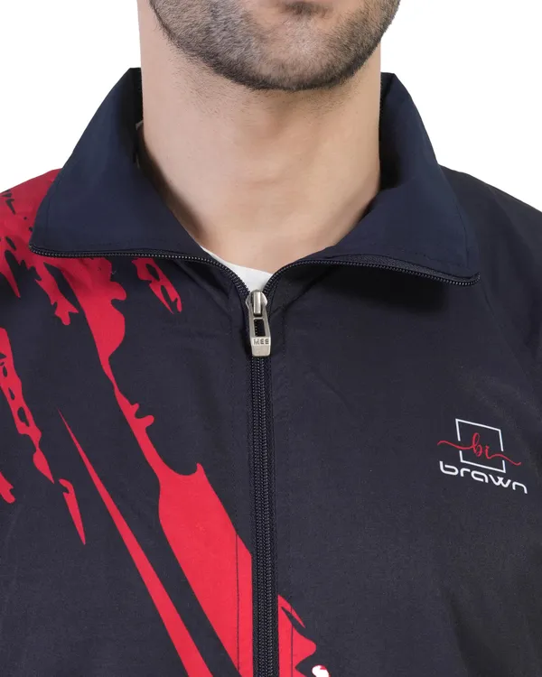 Blue_Polyester_Tracksuit_Upper_With_Mesh_Net_For_Men