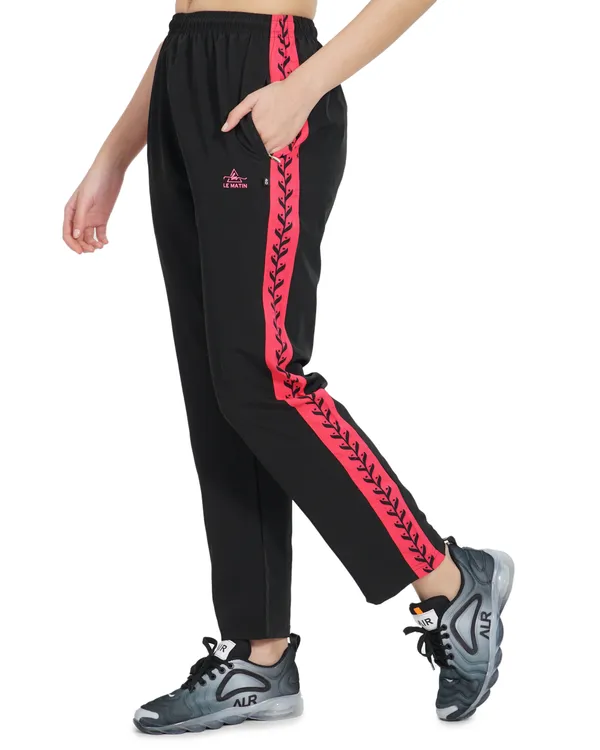 Black_Lightweight_Track_Pants_For_Girls