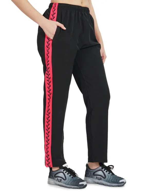 Black_Lightweight_Track_Pants_For_Girls