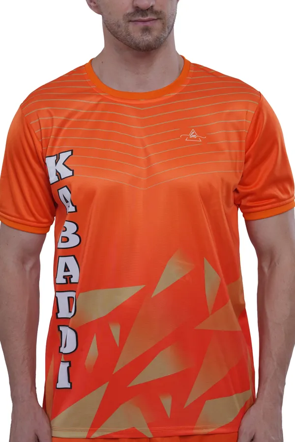 Orange_Kabaddi_Jersey_With_Shorts_For_Men