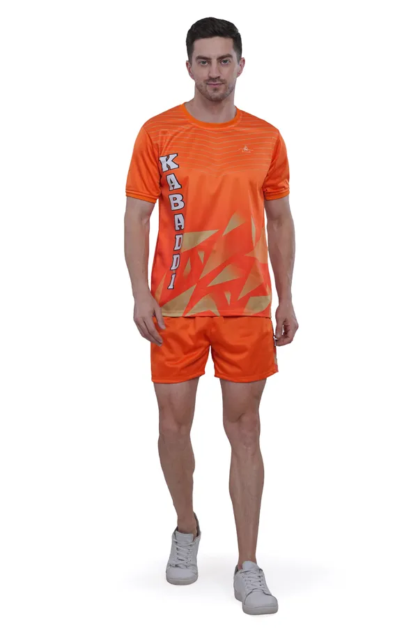Orange_Kabaddi_Jersey_With_Shorts_For_Men
