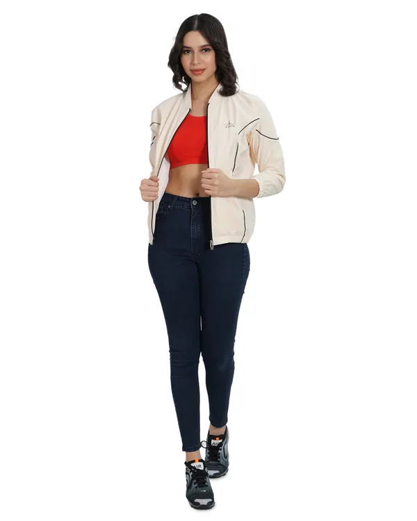 Cream_Lightweight_Upper_Jacket_For_Girls