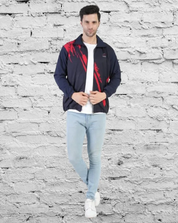 Blue_Polyester_Tracksuit_Upper_With_Mesh_Net_For_Men