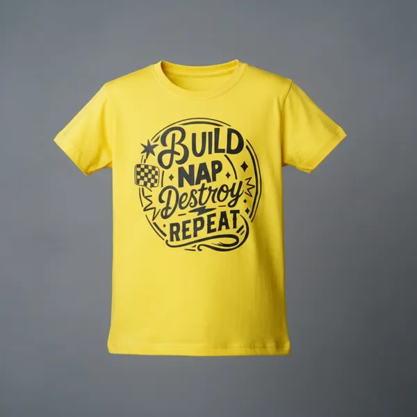 Yellow_Super_Soft_Cotton_T-Shirt_With_Nap_Typography_Design_For_Kids