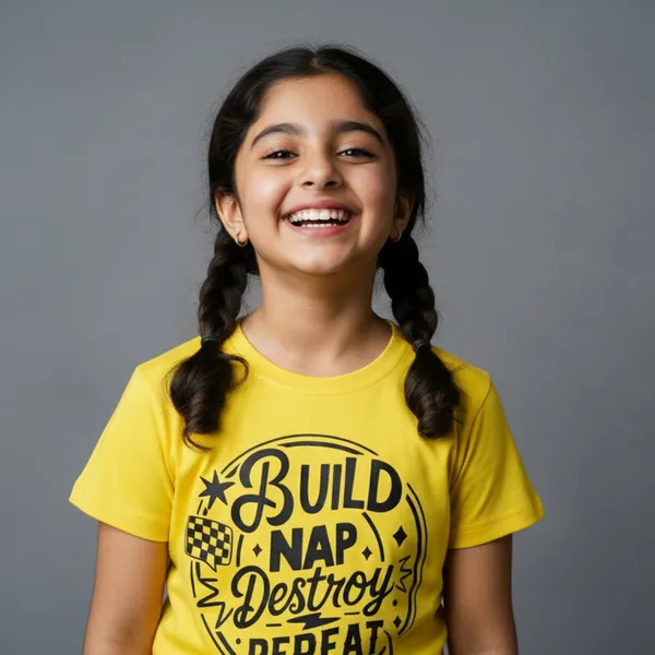Yellow_Super_Soft_Cotton_T-Shirt_With_Nap_Typography_Design_For_Kids